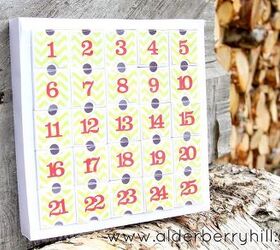 3d christmas countdown, crafts