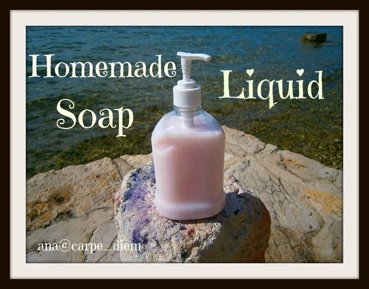 diy homemade liquid soap, cleaning tips