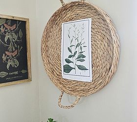wall art from a basket, crafts, home decor
