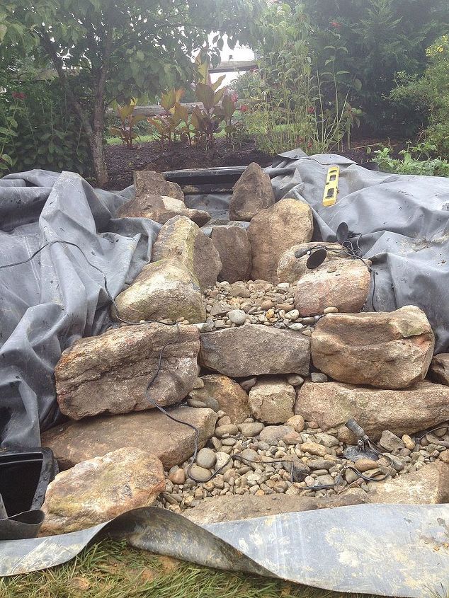 pondless waterfall build