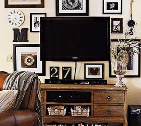 my gallery wall reveal from drab to fab, home decor, paint colors, wall decor, The collected gallery wall After