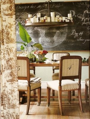 how to dress up your dining chairs for everyday use, crafts, home decor, living room ideas, painted furniture, image via Pinterest