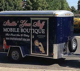 Creating a Mobile Boutique Out of a 6x10 Cargo Trailer