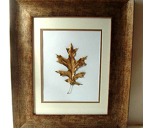 bring the outdoors in gold leaf leaves, crafts, This is the red oak leaf