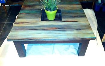 Coffee Table Rustic Redo for $5