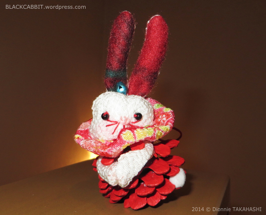 one diy christmas ornament a month 03 pinecone bunny, christmas decorations, crafts, seasonal holiday decor