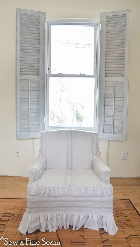 shutters as window treatments, home decor, repurposing upcycling, window treatments, windows