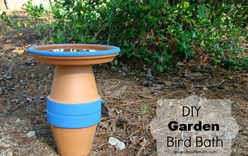  Projeto de banho de pássaro de jardim DIY