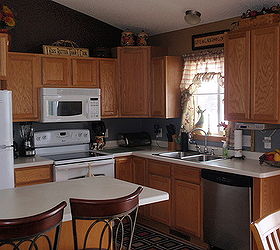 how can we do a kitchen remodel from this to this, home decor, home improvement, kitchen design, This is current look of kitchen Will be changing all appliances in time