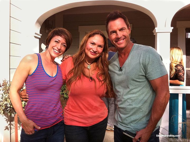 watch shirley bovshow edenmaker on home and family show this week, Shirley Bovshow center with Home and Family show hosts Paige Davis Trading Spaces and Mark Steines E Entertainment On Hallmark channel Monday Friday 10 Am 12 PM PST