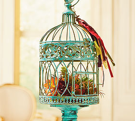 Turquoise Bird Cage
