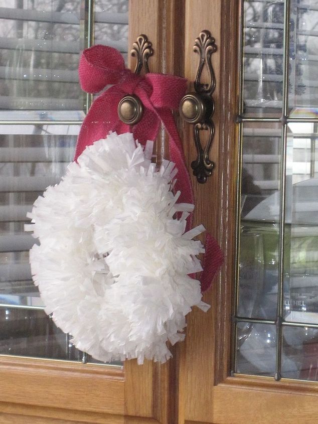 diy pom pom wreath, crafts, doors, easter decorations, seasonal holiday decor, wreaths