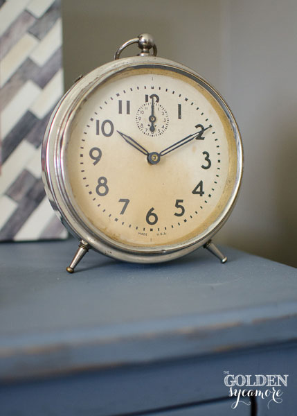 my favorite finds at lucketts, home decor, Love this vintage clock I found at the market