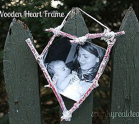 valentine s day rustic wooden frame diy, crafts, repurposing upcycling, seasonal holiday decor, valentines day ideas