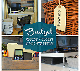 {Organization On A Budget} small home BIG IDEAS For An Office-In-A-Closet