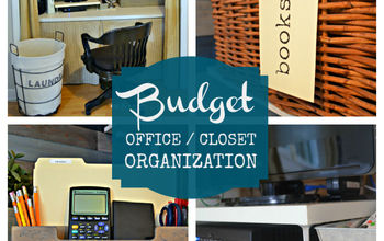 {Organization On A Budget} small home BIG IDEAS For An Office-In-A-Closet