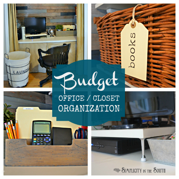 organization on a budget small home big ideas for an office in a closet, craft rooms, home office, organizing