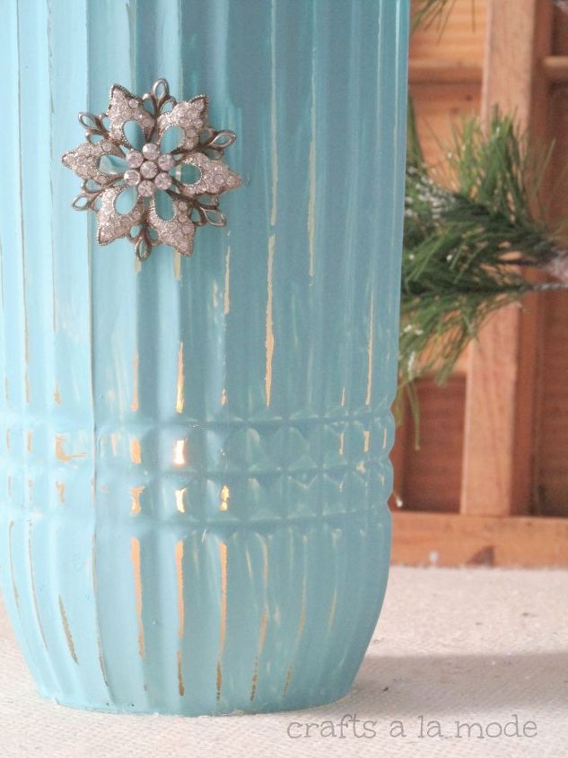 painted vintage vase with annie sloan paint, chalk paint, mason jars, painting, repurposing upcycling