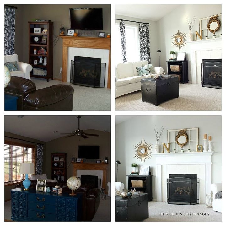 winter mantel amp family room, living room ideas, seasonal holiday decor