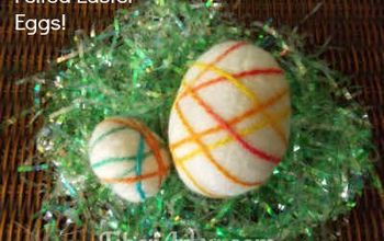 ¡Huevos de Pascua de fieltro!
