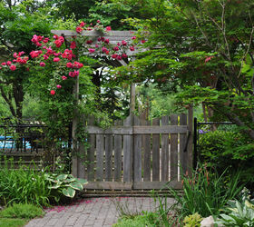 this is one garden you should see, flowers, gardening, Gate to the backyard garden