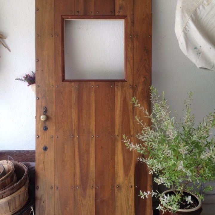 reclaimed refinished vintage door, doors, repurposing upcycling, Interior