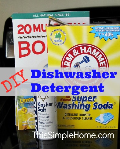 homemade dishwasher detergent recipe 2 per load, appliances, cleaning tips