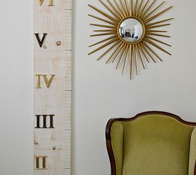 roman numeral height chart, crafts, home decor, Growth chart