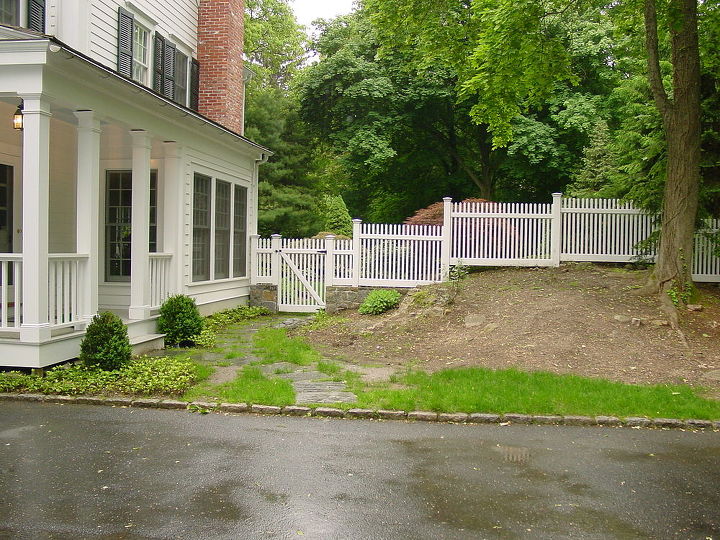 drab to fab, landscape, outdoor living, Backyard Entry Before