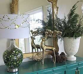 lamps plus and hometalk holiday challenge simple sparkle, lighting, seasonal holiday decor, The versatile lamp can be filled and re filled over and over with each season or holiday