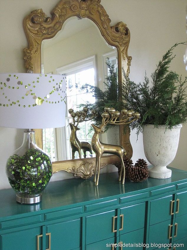 lamps plus and hometalk holiday challenge simple sparkle, lighting, seasonal holiday decor, The versatile lamp can be filled and re filled over and over with each season or holiday