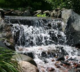 ponds and waterfalls, landscape, ponds water features, Large waterfall installed in Burridge IL