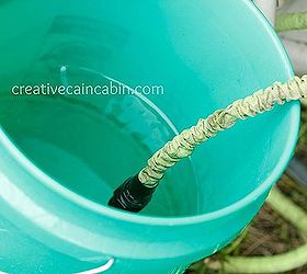 how to water a tree for guaranteed survival, gardening, Fill the bucket with water