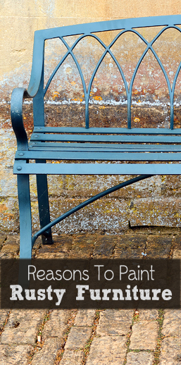3 reasons to paint rusty outdoor furniture, outdoor furniture, outdoor living, painted furniture