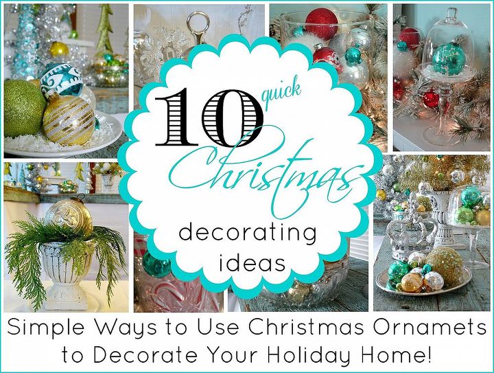 10 quick last minute christmas decorating ideas, crafts, seasonal holiday decor, Pop over for ten quick ideas