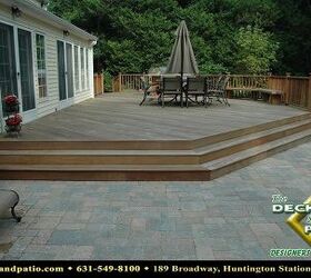 decks decks decks, decks, outdoor living, patio, pool designs, porches, spas, Ipe deck with wide wrap around step