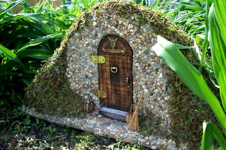 how to creating a flea market fairy garden, container gardening, flowers, gardening, repurposing upcycling, Tiny plants can create the effect of a small forest or a mossy lawn echoing Nature s grander landscapes