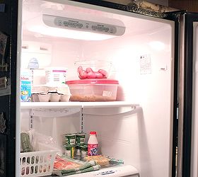 get your messy icky fridge sparkly clean in 3 minutes flat, appliances, cleaning tips