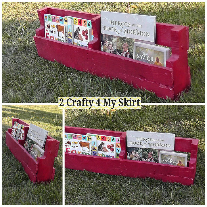 how to make a pallet bookshelf, diy, how to, pallet, repurposing upcycling, storage ideas, woodworking projects