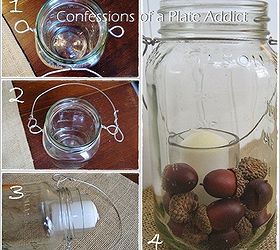 pottery barn inspired mason jar candles super easy and fun and practically free, crafts, mason jars, Super easy to make