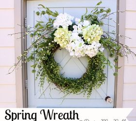 how to make a spring wreath, crafts, seasonal holiday decor, wreaths, Here is the final product
