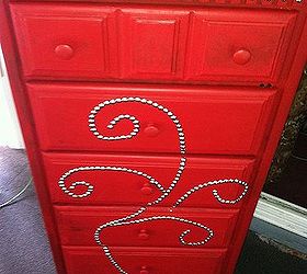 upcycled chalk painted dresser, chalk paint, painted furniture