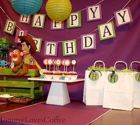 how to easy inexpensive toy story themed kids party, crafts, You can easily use these party planning tips and DIY ideas to customize your Toy Story party or any other themed party for your child Have fun with it and involve your child in the planning you might find additional inspiration from