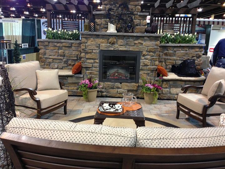 rocky mountain waterscape s garden at the 2013 colorado garden and home show the, outdoor living, ponds water features, Sit and relax