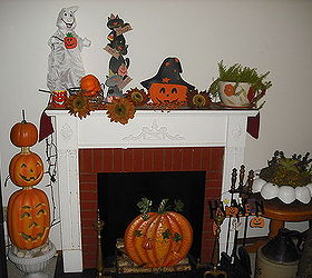 my fall and inside decorating for halloween, halloween decorations, seasonal holiday d cor, I think it came out pretty good