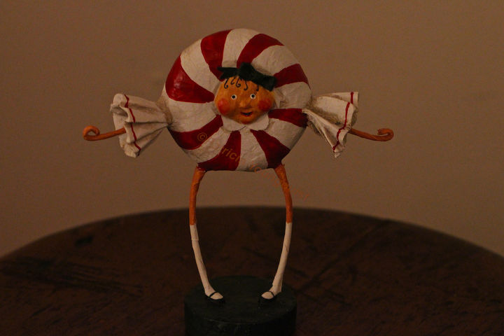 christmas decor using a cast of characters part one, christmas decorations, seasonal holiday decor, Miss Peppermint Twist View One