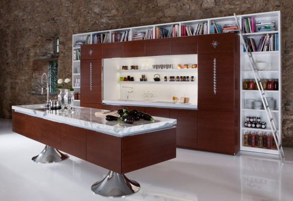 combination kitchen library, home decor, kitchen design, storage ideas
