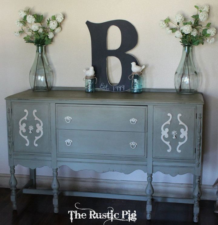 25 amazingly beautiful buffets, painted furniture, rustic furniture, Of course I had to share one of my very own buffets This is one of five that I ve painted and sold over the past year