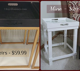 easy end table tutorial, diy, how to, painted furniture, Half the cost