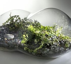 diy miniature garden in a bottle, crafts, flowers, gardening, You re ready all you need to do now is to water it beautiful isn t it
